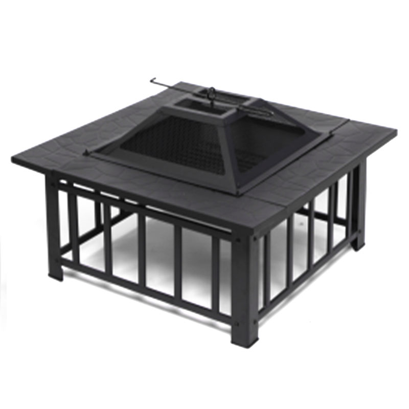 Home Courtyard Garden BBQ Grill Outdoor Charcoal Brazier Table