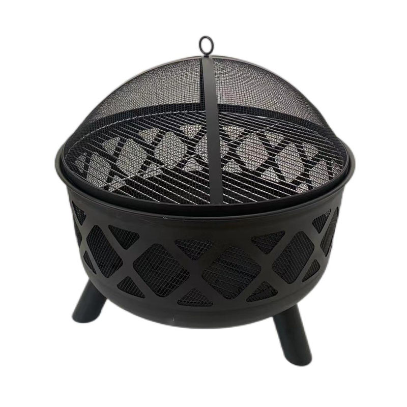 Household Small Round BBQ Stove Heating Charcoal Fire Pit