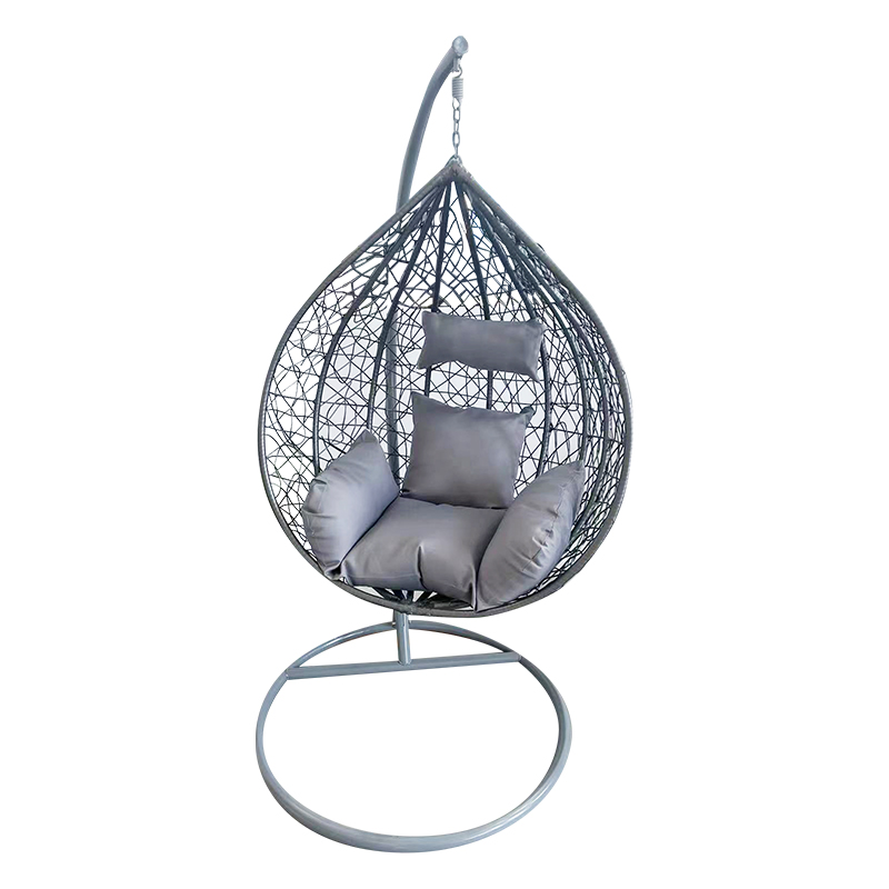 Single 120k Load-Bearing Rattan Egg Swing Chair