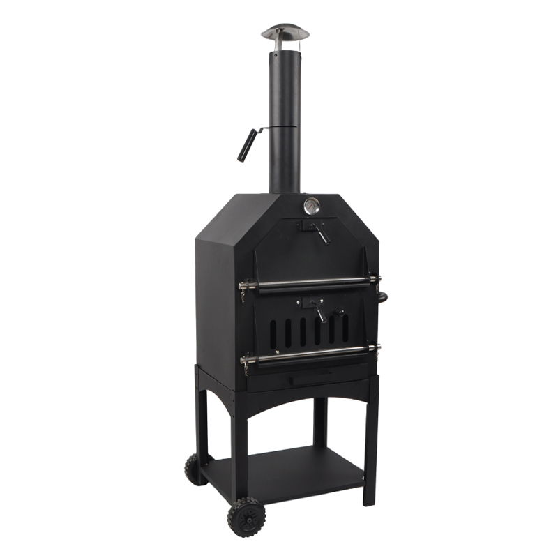 Steel Black High Temperature Spray Paint Outdoor Freestanding Pizza Oven