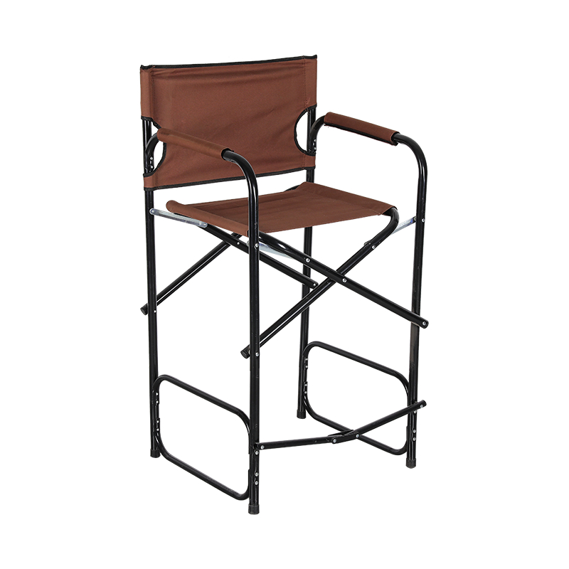 Heightened Metal Folding Director Chair Referee Chair With Backrest